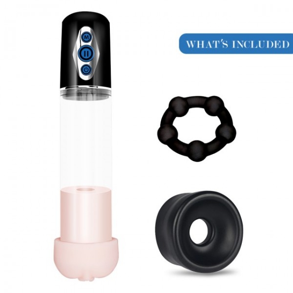 Вакуумная помпа-автомат "Lovetoy" с реалистичным уплотнителем 